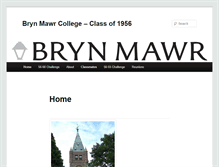 Tablet Screenshot of class1956.blogs.brynmawr.edu