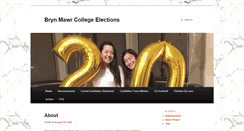 Desktop Screenshot of elections.blogs.brynmawr.edu