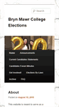 Mobile Screenshot of elections.blogs.brynmawr.edu