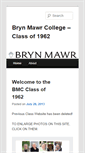 Mobile Screenshot of class1962.blogs.brynmawr.edu