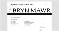 Desktop Screenshot of class1981.blogs.brynmawr.edu