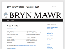 Tablet Screenshot of class1981.blogs.brynmawr.edu