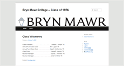 Desktop Screenshot of class1976.blogs.brynmawr.edu