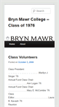 Mobile Screenshot of class1976.blogs.brynmawr.edu