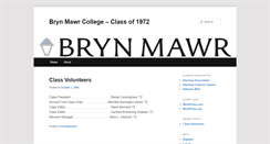 Desktop Screenshot of class1972.blogs.brynmawr.edu