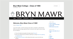 Desktop Screenshot of class1988.blogs.brynmawr.edu