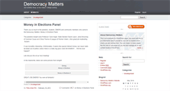 Desktop Screenshot of democracymatters.blogs.brynmawr.edu